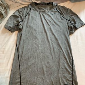 Nike Pro Grey Fitted Shirt